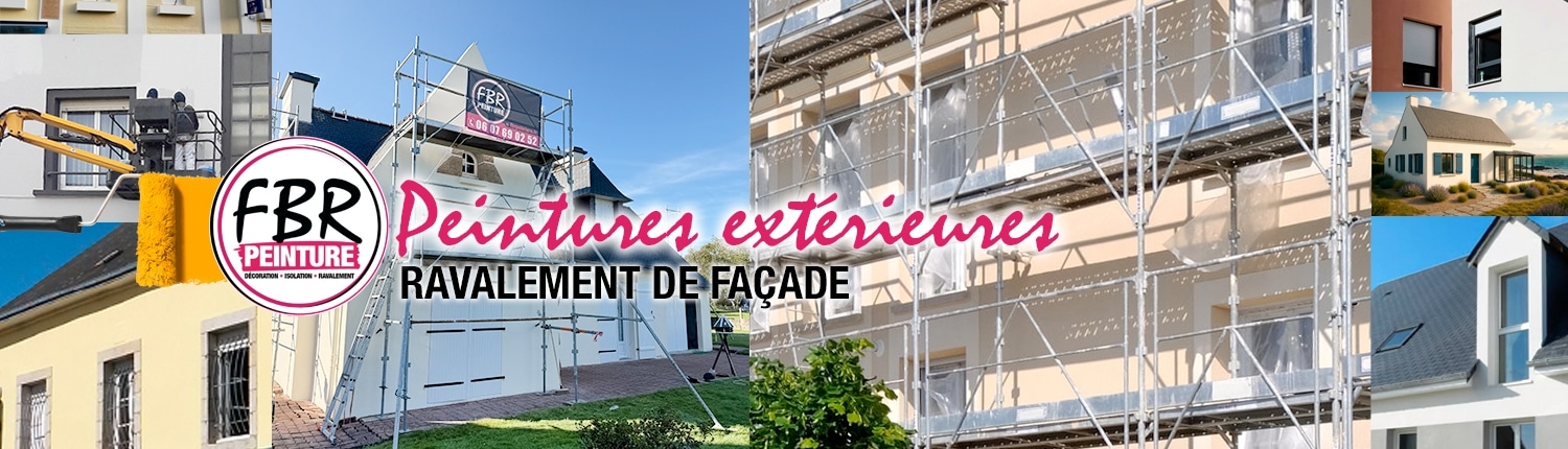 Travaux de ravalement et peintures extérieures FBR Peinture